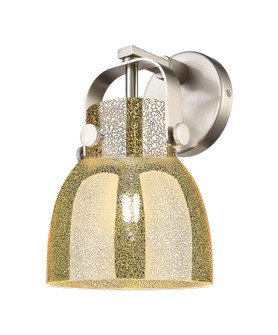 Downtown Urban One Light Wall Sconce in Satin Nickel (405|423-1W-SN-G412-6ME)