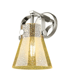 Downtown Urban One Light Wall Sconce in Polished Nickel (405|423-1W-PN-G411-6ME)