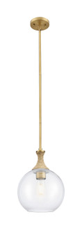 Ballston One Light Mini Pendant in Brushed Brass (405|415-1SR-BB-G122-10)