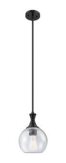 Ballston One Light Mini Pendant in Matte Black (405|415-1S-BK-G124-8)