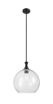 Ballston One Light Pendant in Matte Black (405|415-1S-BK-G122-14)