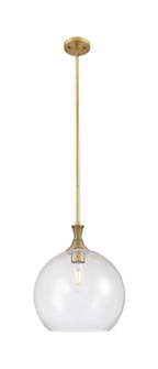 Ballston One Light Pendant in Brushed Brass (405|415-1S-BB-G124-14)