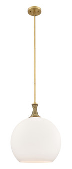 Ballston One Light Pendant in Brushed Brass (405|415-1S-BB-G121-14)