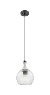 Ballston One Light Pendant in Matte Black (405|415-1PR-BK-G122-8)