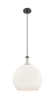 Ballston One Light Pendant in Matte Black (405|415-1PR-BK-G121-14)