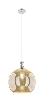 Ballston One Light Pendant in Polished Nickel (405|415-1P-PN-G128-14)
