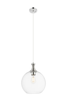 Ballston One Light Pendant in Polished Nickel (405|415-1P-PN-G122-12)