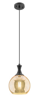 Ballston One Light Mini Pendant in Matte Black (405|415-1P-BK-G128-8)
