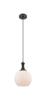 Ballston One Light Pendant in Matte Black (405|415-1P-BK-G121-8)