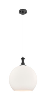 Ballston One Light Pendant in Matte Black (405|415-1P-BK-G121-14)