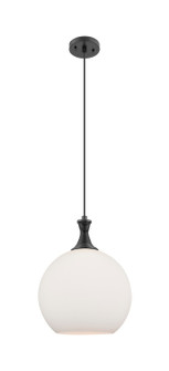 Ballston One Light Mini Pendant in Matte Black (405|415-1P-BK-G121-12)