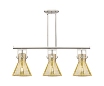 Downtown Urban Three Light Island Pendant in Satin Nickel (405|411-3I-SN-G411-10ME)