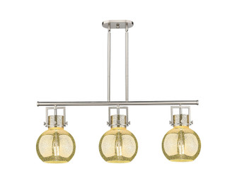 Downtown Urban Three Light Island Pendant in Satin Nickel (405|411-3I-SN-G410-10ME)