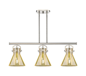 Downtown Urban Three Light Island Pendant in Polished Nickel (405|410-3I-PN-G411-10ME)
