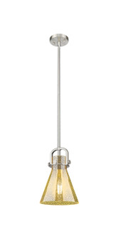 Downtown Urban One Light Mini Pendant in Satin Nickel (405|410-1SS-SN-G411-8ME)