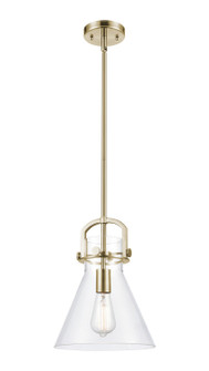 Downtown Urban One Light Mini Pendant in Champagne Bronze (405|410-1SM-CB-G411-10CL)