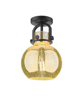 Downtown Urban One Light Semi-Flush Mount in Matte Black (405|410-1F-BK-G410-8ME)