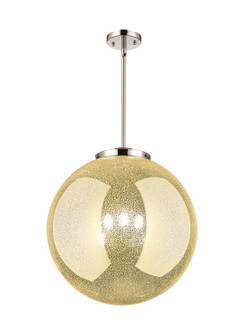 Essex Three Light Pendant in Polished Nickel (405|221-3S-PN-G208-18)