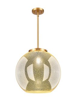 Essex One Light Pendant in Satin Gold (405|221-1S-SG-G128-16)