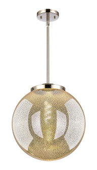Essex One Light Pendant in Polished Nickel (405|221-1S-PN-G208-14)