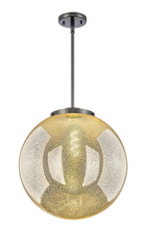 Essex One Light Pendant in Matte Black (405|221-1S-BK-G208-16)