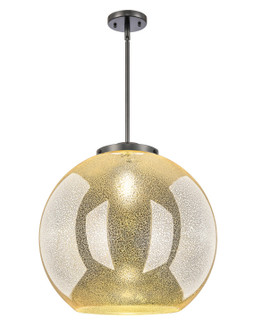 Essex One Light Pendant in Matte Black (405|221-1S-BK-G128-18)