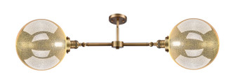 Franklin Restoration Two Light Island Pendant in Brushed Brass (405|209-BB-G208-12)