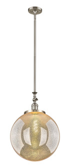 Franklin Restoration One Light Mini Pendant in Brushed Satin Nickel (405|206-SN-G208-16)