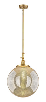 Franklin Restoration One Light Mini Pendant in Satin Gold (405|206-SG-G208-16)