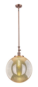 Franklin Restoration One Light Mini Pendant in Antique Copper (405|206-AC-G208-18)
