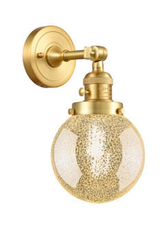Franklin Restoration One Light Wall Sconce in Satin Gold (405|203SW-SG-G208-6)