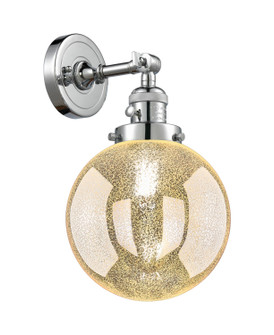 Franklin Restoration One Light Wall Sconce in Polished Chrome (405|203SW-PC-G208-8)
