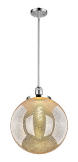 Franklin Restoration One Light Pendant in Polished Chrome (405|201S-PC-G208-16)