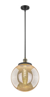 Franklin Restoration One Light Pendant in Black Antique Brass (405|201S-BAB-G208-14)