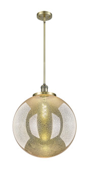 Franklin Restoration One Light Pendant in Antique Brass (405|201S-AB-G208-18)