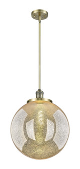 Franklin Restoration One Light Pendant in Antique Brass (405|201S-AB-G208-16)