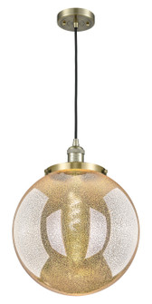 Franklin Restoration One Light Mini Pendant in Antique Brass (405|201C-AB-G208-14)