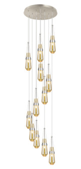 Downtown Urban 12 Light Pendant in Brushed Satin Nickel (405|126-452-1P-SN-G452-4ME)