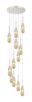 Downtown Urban 12 Light Pendant in Polished Nickel (405|126-452-1P-PN-G452-4ME)