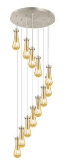 Downtown Urban 12 Light Pendant in Brushed Satin Nickel (405|126-451-1P-SN-G451-4ME)