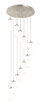 Downtown Urban 12 Light Pendant in Brushed Satin Nickel (405|126-451-1P-SN-G451-4GWH)