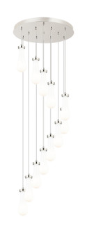Downtown Urban 12 Light Pendant in Brushed Polished Nickel (405|126-451-1P-PN-G451-4GWH)