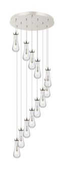 Downtown Urban 12 Light Pendant in Polished Nickel (405|126-451-1P-PN-G451-4CL)