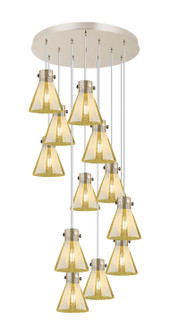 Downtown Urban 12 Light Pendant in Polished Nickel (405|126-410-1PS-PN-G411-8ME)