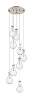 Downtown Urban Nine Light Pendant in Brushed Satin Nickel (405|119-451-1P-SN-G451-7SDY)
