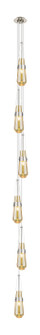 Downtown Urban Six Light Pendant in Brushed Satin Nickel (405|106-452-1P-SN-G452-4ME)