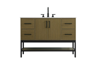 Lennox Bathroom Vanity in Chestnut Brown (173|VF60748MCB)