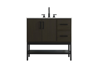 Lennox Bathroom Vanity in Mocha Brown (173|VF60736MMB)