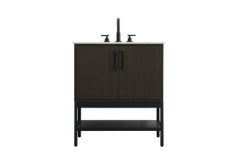 Lennox Bathroom Vanity in Mocha Brown (173|VF60730MMB)