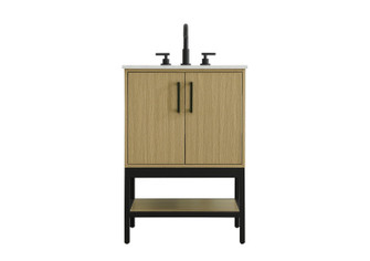 Lennox Bathroom Vanity in Honey Brown (173|VF60724MHB)